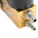 A gold metal replacement solenoid valve for an ARY VacMaster VP210 vacuum sealer.