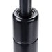 A black metal cylinder with a black cap.