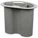 A Waring large gray plastic pusher with a hole in it.