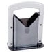 A metal and plastic Larien Commercial Plus Bagel Biter bagel slicer.