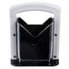 A black and white Larien Bagel Biter bagel slicer with a handle.