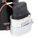 A Bohn commercial refrigeration fan motor with a wire attached.