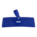 A blue plastic Scrubble pad holder with a metal swivel handle.