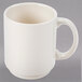 A Homer Laughlin ivory china mug with a handle.