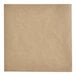 A brown square paper with a tan surface.