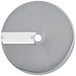 A circular metal Robot Coupe dicing kit with a white rectangular background.