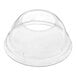 A clear plastic dome lid with a 2-inch hole in the top.