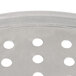 An American Metalcraft tin-plated steel pizza pan with holes in it.