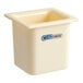 A white Carlisle square pan with the words "Cool Check" on it.