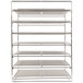 A metal Hatco display rack with 7 shelves.