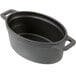 a black cast iron pot