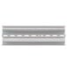 A Matfer Bourgeat anodized aluminum baguette pan with two compartments.