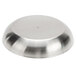 An American Metalcraft stainless steel seafood tray with a round hole on a white background.