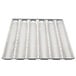 A Matfer Bourgeat baguette pan with six compartments.