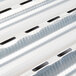 A Matfer Bourgeat anodized aluminum baguette pan with 6 compartments.