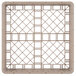A beige rectangular rack with a grid pattern.