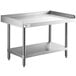 A Regency stainless steel equipment stand with undershelf.