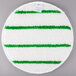 A Scrubble by ACS carpet bonnet with white and green striped scrubber strips.