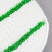 A Scrubble by ACS carpet bonnet with green scrubber strips on a white background.