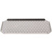 A stainless steel tray with holes for Nemco 8010 series roller grills.