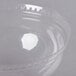 A clear plastic dome lid with a hole in it.