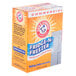 An Arm & Hammer box of Fridge-N-Freezer Baking Soda on a counter.