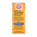 A box of Arm & Hammer Fridge-N-Freezer Baking Soda with a label that reads "Arm & Hammer Fridge-N-Freezer Baking Soda"