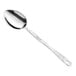 An American Metalcraft stainless steel portioned server with a hammered design.