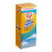 A yellow box of Arm & Hammer carpet and room allergen reducer and odor eliminator.