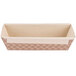 Solut 31906 1 lb. Bake and Show Corrugated Kraft Paper Bread Loaf Pan - 370/Case