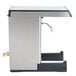 A silver and black Bunn SmartWAVE combination coffee and tea brewer on a counter.