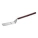 A Mercer Culinary Hell's Handle solid rounded edge turner with a long wooden handle.