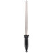 Mercer M15912 12 inch Oval Diamond Knife Sharpening Steel with Black Plastic Handle