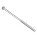A close-up of a Vollrath screw for tall glass racks with a long screw head.