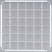 A white plastic grid with many small compartments.