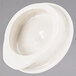 A white Homer Laughlin China beverage server with a lid.