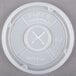 Dinex DXTT58 Translucent Disposable Lid with Straw Slot for Tumblers - 1000/Case