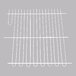 A white wire grid on a grey background.