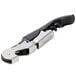 A Franmara black and silver corkscrew with a black enamel handle and Smart-Kut cutter.
