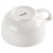 A white CAC china cappuccino cup with a handle.