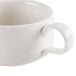 A CAC ivory china cup with a handle.