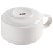 A CAC ivory china cup with a handle.