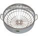 A metal brew basket with wire mesh for a Grindmaster coffee urn.