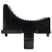 A black plastic pusher insert with a curved design.