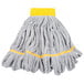 a mop with yellow trim