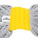 A yellow and grey Unger SmartColor microfiber tube mop head.