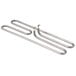 A stainless steel Avantco replacement heating element.