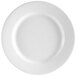 CAC RCN-16 Super White 10 1/2 inch Clinton Rolled Edge Plate - 12/Case