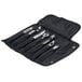A Victorinox garnishing kit in a black case.