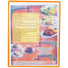 A white Menu Solutions Hamilton menu board with two views of food items.